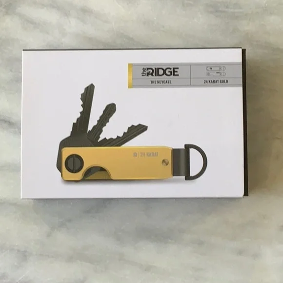 The Ridge 24 Karat Gold Key Case - Picture 1 of 11